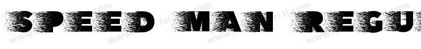 SPEED MAN Regular字体转换